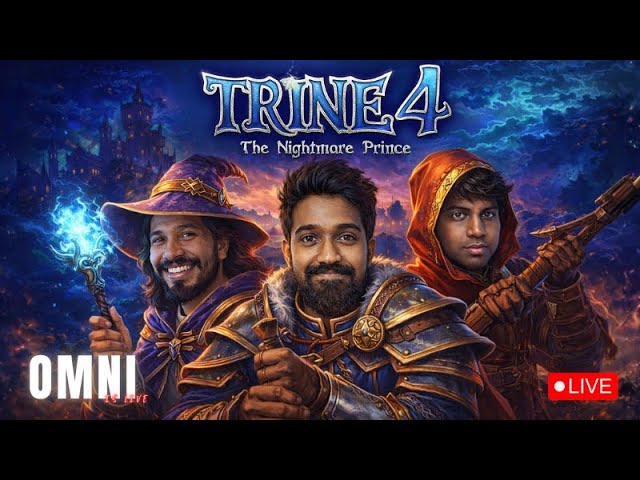 🔴 മാജിക് ലോകത്ത് - Day 2 😅 ft. ⁨@BendenYT , @Den_yt007  |  Trine 4  | #malayalamlivestreaming