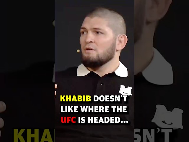 Khabib says the UFC is moving away from “best vs best” and turning into a popularity contest