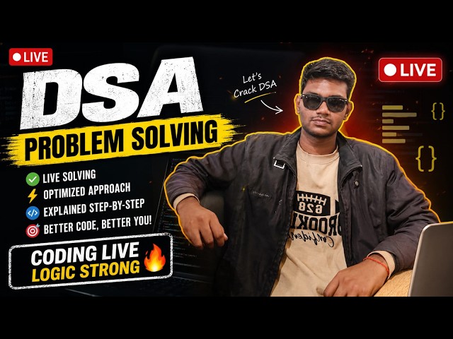 Live DSA Practice | LeetCode Problems | C++ | Crack Software Engineering Interviews