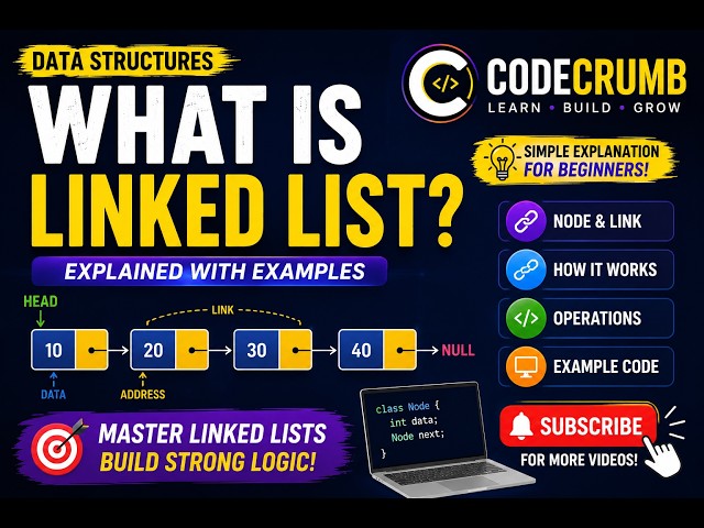What is Linked List? | Linked List Explained with Example | DSA for Beginners