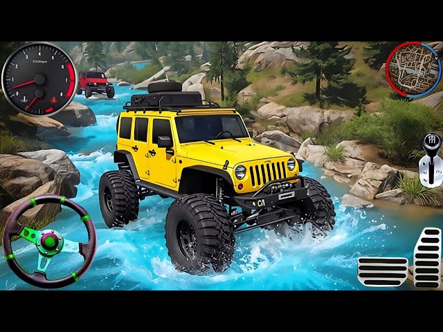 4x4 Offroad Jeep Driving Simulator 3D - Drive SUV 4x4 jeep Offroad Game - Android GamePlay