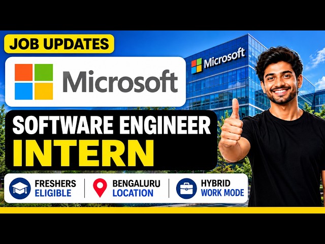 Microsoft is Hiring for Software Engineer in Bangalore | Apply Now