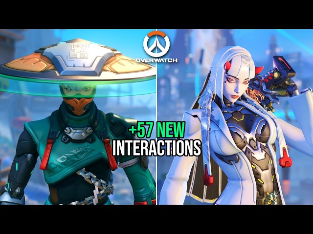 Season 4 - All 57 New Hero Interactions in Overwatch!