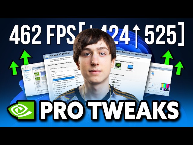 How PROS Optimize Nvidia Control Panel For Gaming! 🔧 (Boost FPS & Zero Delay)