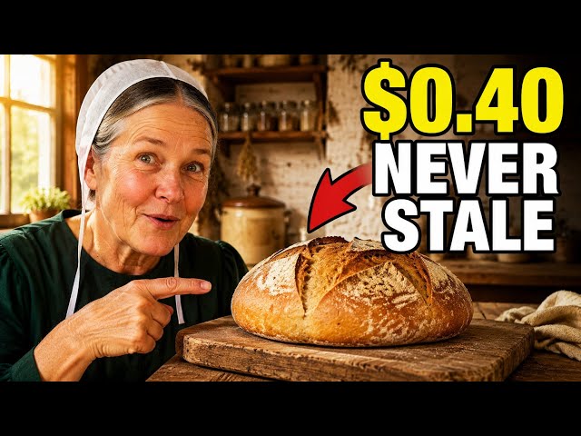Stop Buying Bread — This $0.40 Amish Loaf Never Goes Stale (The Old Way)