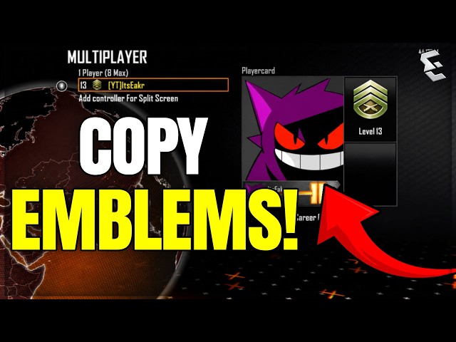 *NEW* EASY Black Ops 2 Copy ANY Emblem Glitch! How to STEAL Custom Emblems on PS4 & PS5 (BO2 2026)