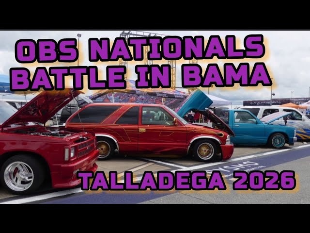 Live OBS nationals battle in Bama Talladega parade 2026 truck car show