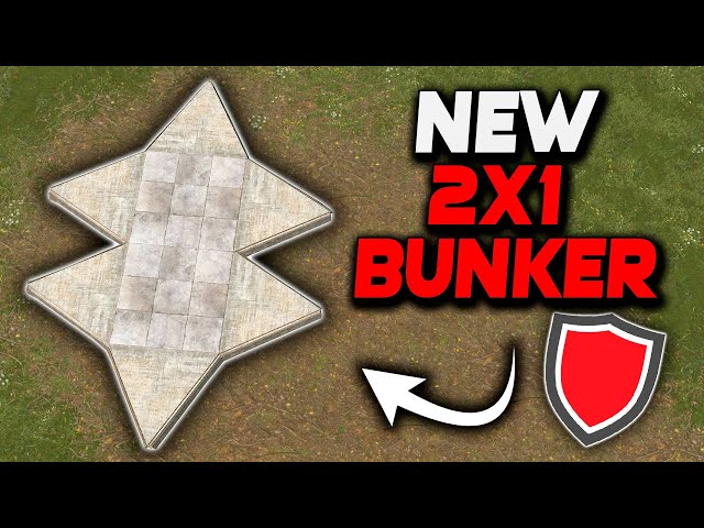 The NEW BUNKER 2X1 In Rust 2025 | Rust Base Design