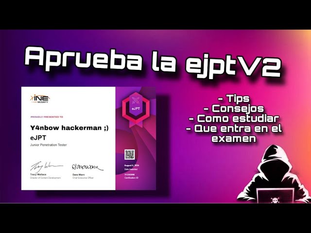 Pass the eJPTv2 - eJPTv2 Review - Tips, advice, study paths, difficulty.