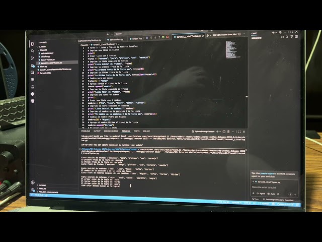ARACT Curso Python - Tarea 02 - Listas y Tuplas