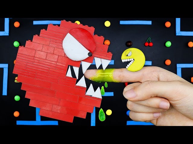 Lego Pacman In The Maze Battle | Pacman Stop Motion @PacmanStopMotion