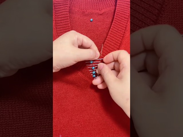 Easy V-Neck Sweater Reshaping Tutorial for Beginners