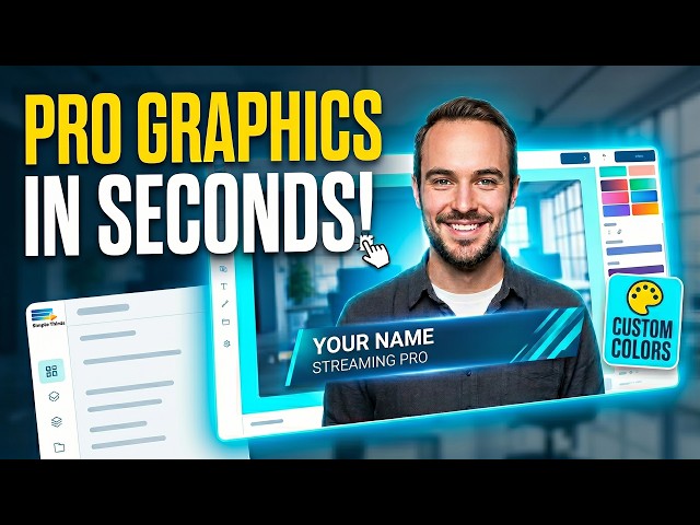 Create Pro Live Stream Graphics in Minutes