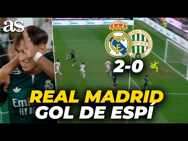 ¡CARLOS ESPÍ marca su primer GOL con el MADRID! | FERENCVAROS 0 - REAL MADRID 2