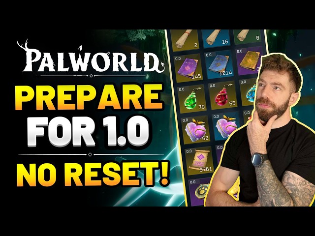 Palworld Devs Confirm NO RESET - The BEST Ways to Prepare for 1.0