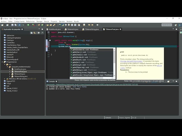 Programación en Java || Almacenar FLOAT en una variable