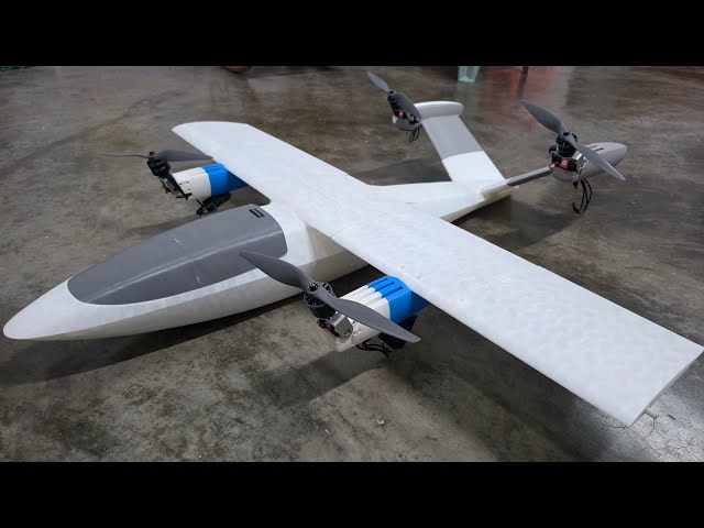 4 Tilting Motors, ZERO Control Surfaces — Will It Fly?