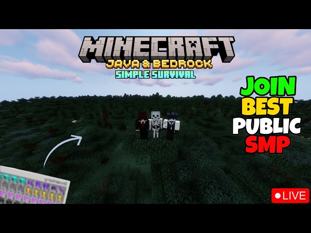🚀 Best Free Cracked Public Survival SMP Minecraft 1.21 | 24/7 Online | Java + PE | Free To Join 🚀
