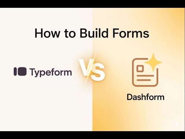 How to build forms by Typeform & Dashform | 2026 Tutorial