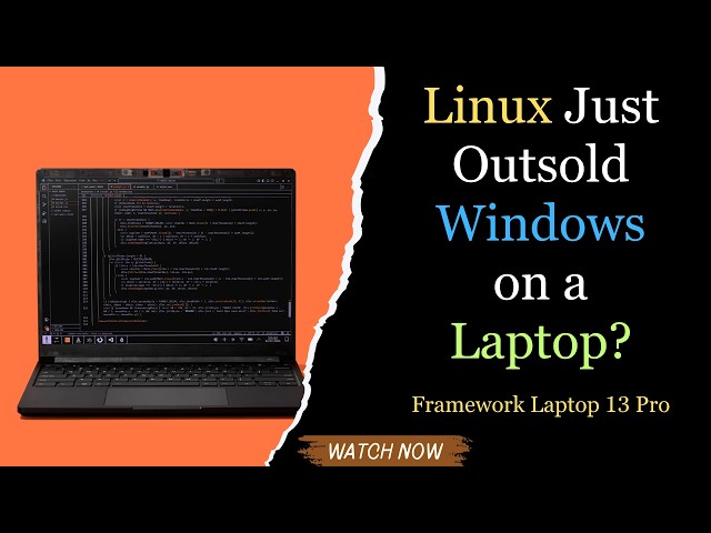 Linux Just Outsold Windows on a Laptop?! Framework Laptop 13 Pro Shocked Everyone