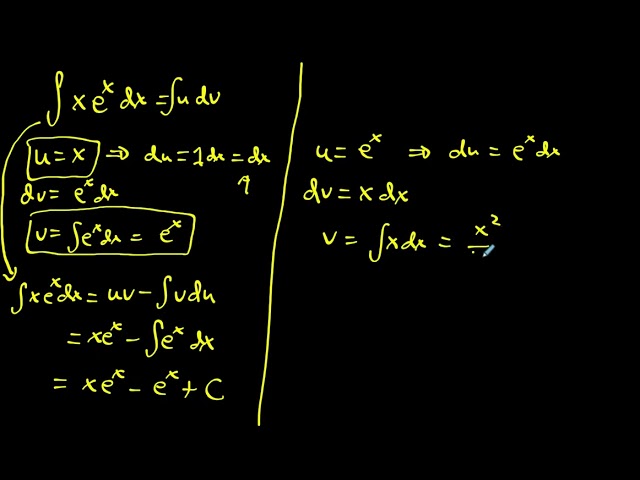 62 Integration by parts (Part 2 of 4)