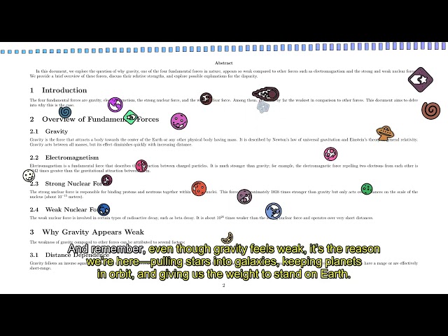 why is gravity so weak compared to other forces