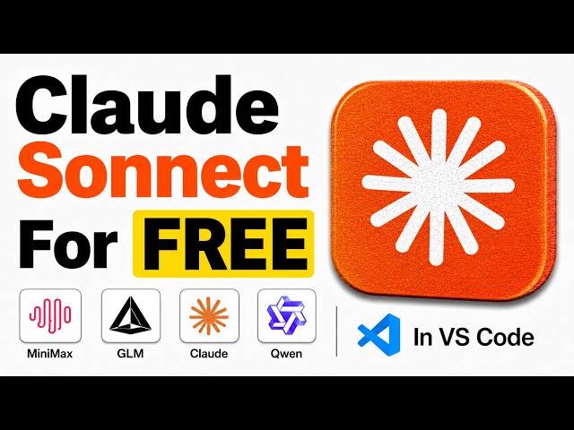 Claude Sonnet For FREE in VS Code (No API, No Credit Card, No GPU)