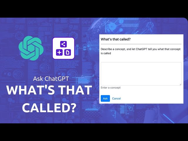 Use ChatGPT to help you think of that word