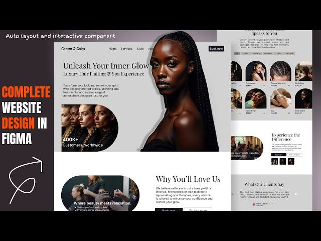 Complete 2026 Website Landing Page Design Tutorial in Figma | UI UX Design challenge
