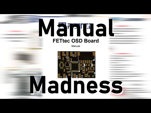 FETtec OSD - KISS FC V2: Do it wrong because following the Manual #FettecOSD #kissfc