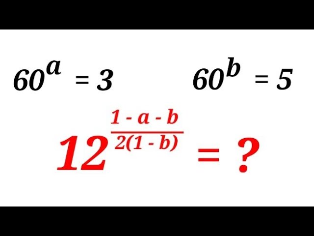 how to solve exponential equations without a calculator | step by step math olympiad solution 