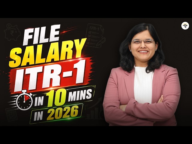 File Salary ITR-1 in 10 Minutes - 2026 | CA Rachana Ranade
