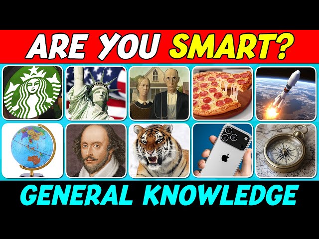 How Good is Your General Knowledge? 🤔 | 50 Question Quiz Challenge 🎓