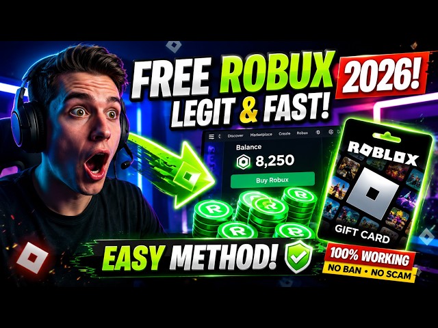 HOW TO GET FREE ROBUX 2026🔥Free Roblox Gift Cards Codes👌FREE ROBUX ✅