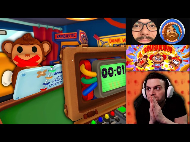 We are DEAF, BLIND, AND MUTE trying to defuse a bomb - BOMBANANA! w/ Ray, & Matt