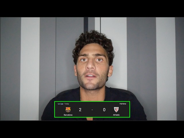 Barcelona 2 Atheltic Club 0 | Drug Test Pedri & Unai Simon
