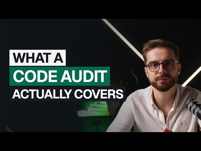 What a Code Audit Actually Covers