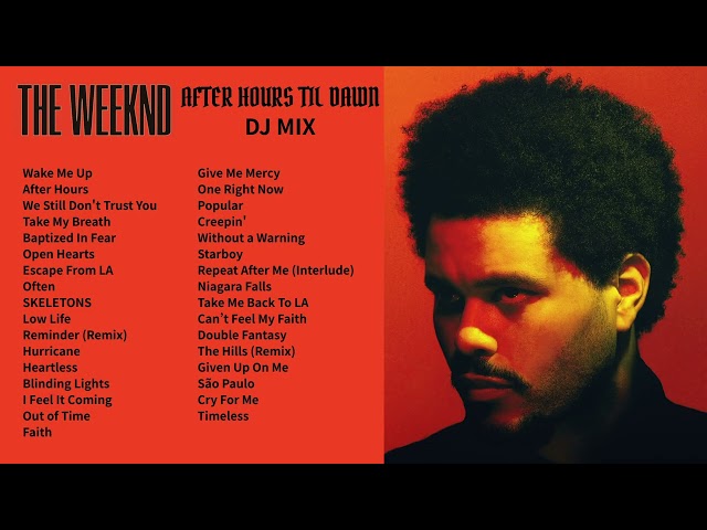 The Weeknd After Hours Til Dawn Mix | Live Tour Set 2026