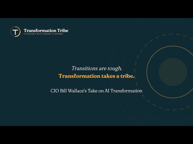 [Episode 1] AI Transformation for Small & Mid Size Pharma | Bill Wallace | Transformation Tribe