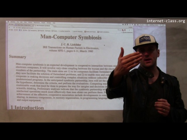 What is man-computer symbiosis?