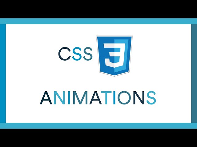 how to make animations using css and html , Keyframes explained.