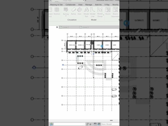Revit Medical center #architecture #revit2026