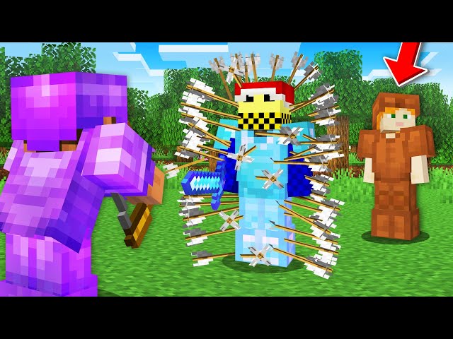Protect The Noob in Minecraft Hunger Games...