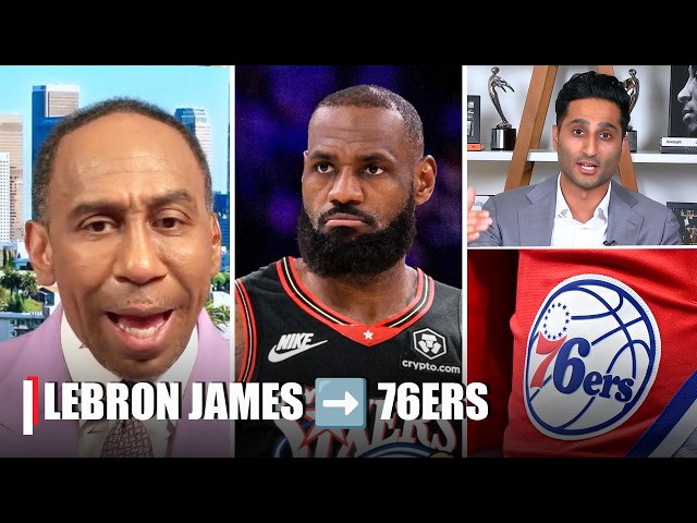 Stephen A., Shams, Brian Windhorst & MORE react to LeBron to the 76ers 🚨 | NBA on ESPN
