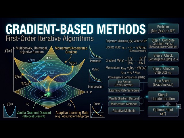 Gradient-Based Optimization Methods: Steepest Descent, Momentum & Adam Explained