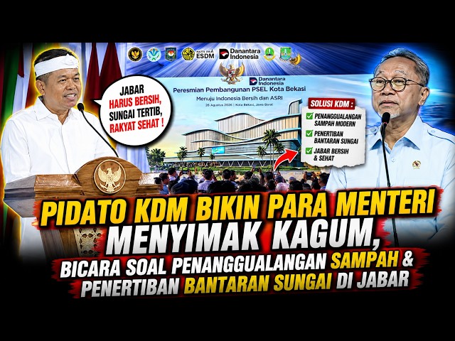 KDM'S SPEECH LEAVES MINISTERS IN AWE, DISCUSSING WASTE MANAGEMENT IN WEST JAVA