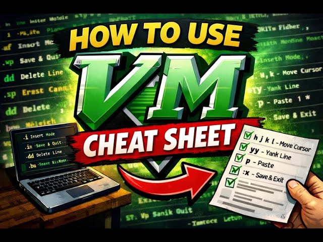 How to use vim cheat sheet | Linux | CentOS