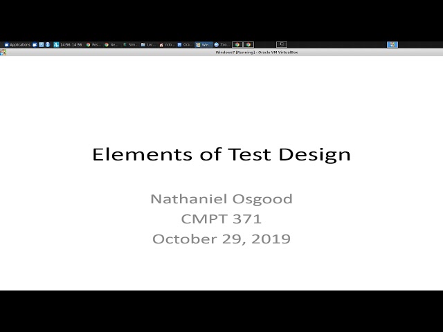 A First Glimpse of Software Coverage Testing: Context Setting