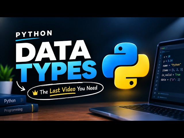 Python Data Types Explained Practically in 10 Minutes 🔥 | Think2Code