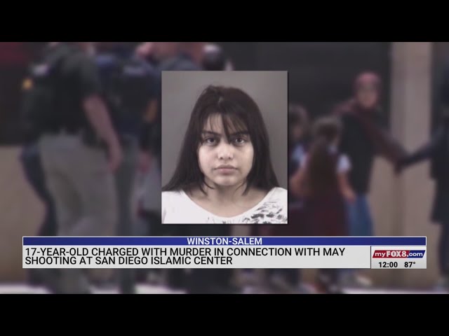 Teenager girl from Winston-Salem charged with murder in San Diego mosque shooting